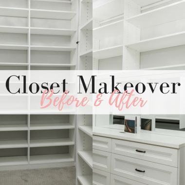 Closet Remodel Before & After with California Closets in Houston, featured by top US life and style blog, LuxMommy