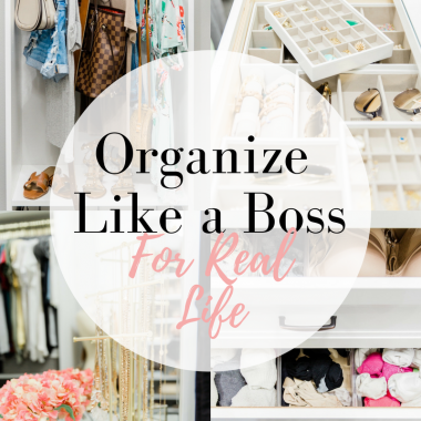 How to Organize your Closet like a Boss featured by top US fashion blog, LuxMommy: closet organization, container store, jewelry organization, drawer organization, simple organization