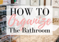 Bathroom organization