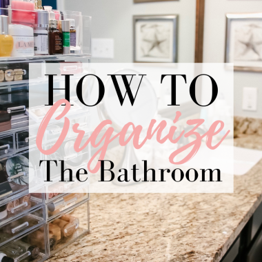 Bathroom organization