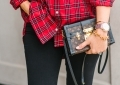 Good American Jeans, Louis Vuitton Petite Malle, Valentino rockstuds, Quay Jacyln Hill sunglasses