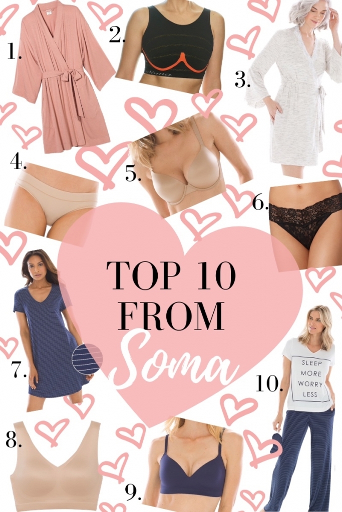 Top 10 Soma Lingerie favorites featured by top US fashion blog, LuxMommy