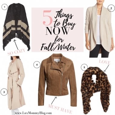 Top 5 Fall Winter Wardrobe Essentials to Buy NOW featured by top US fashion blog, LuxMommy