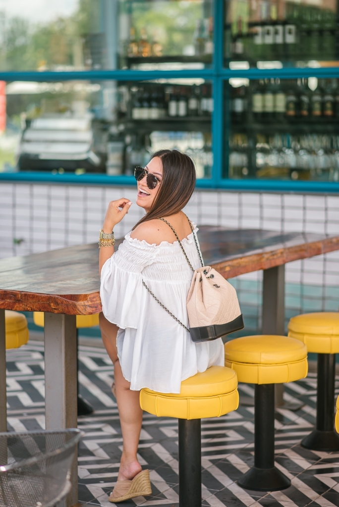 The cutest smocked top for Summer featured by top US fashion blog, LuxMommy