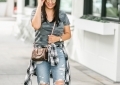 Louis Vuitton Speedy nano outfit by LuxMommy top Houston fashion blogger