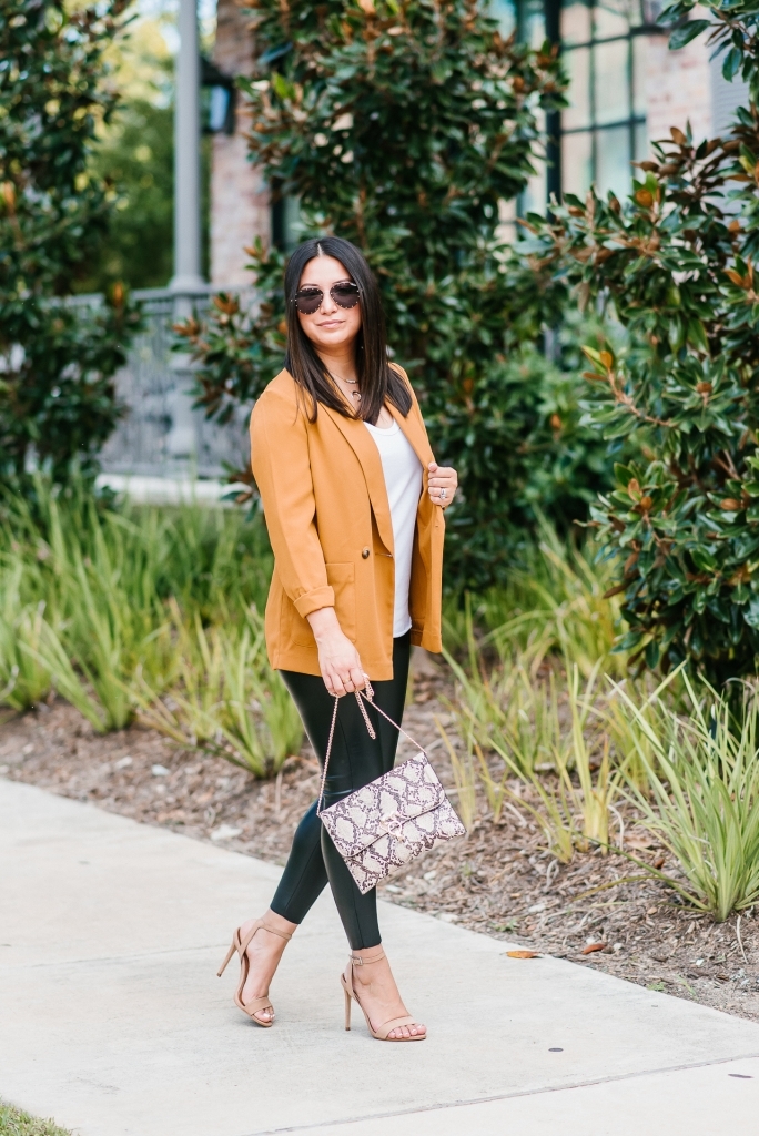 THE BEST FAUX LEATHER LEGGINGS