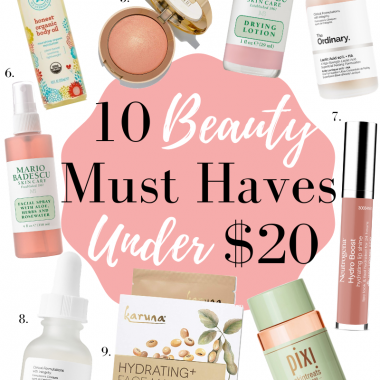 10 beauty must haves under $20