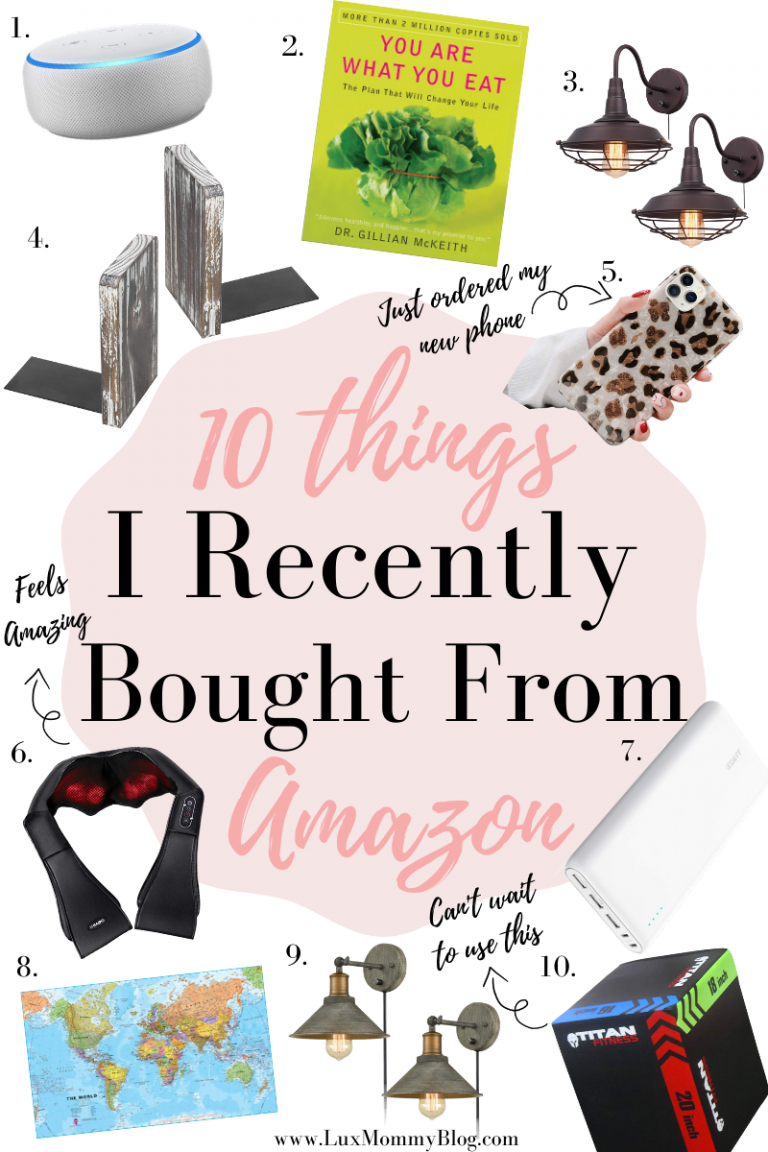 10 Things I Recently Ordered From Amazon | LuxMommy | Houston Fashion ...