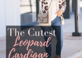 Houston fashion blogger LuxMommy styles a casual leopard blazer with gucci loafers and a gucci handbag