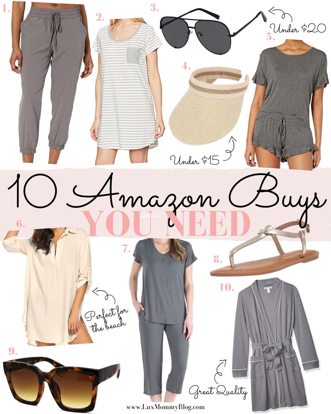 Houston Fashion and Lifestyle Blogger LuxMommy shares 10 Amazon Buys You Need