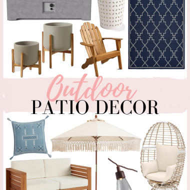 Houston Fashion and Lifestyle Blogger LuxMommy Shares Outdoor Patio Decor Ideas