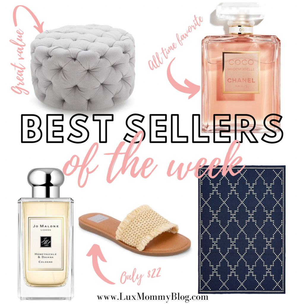 Houston fashion and lifestyle blogger LuxMommy shares the Best Sellers of the week and weekly recap