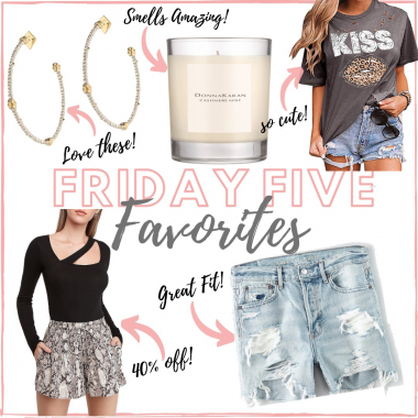 Houston fashion and lifestyle blogger shares her weekly Friday five favorites