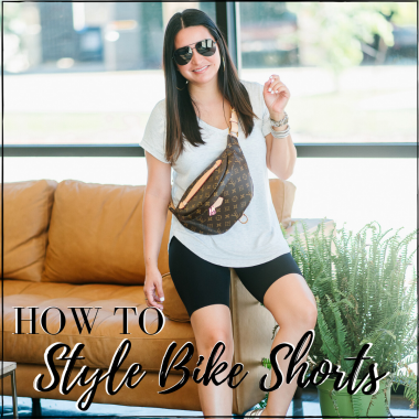 how to style bike shorts