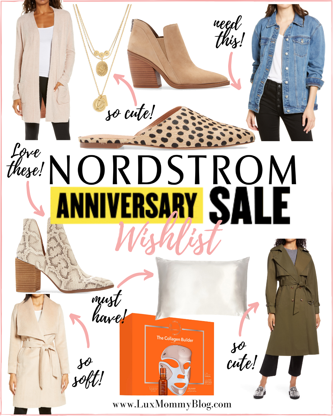 Houston fashion blogger LuxMommy shares her Nordstrom Anniversary sale wishlist