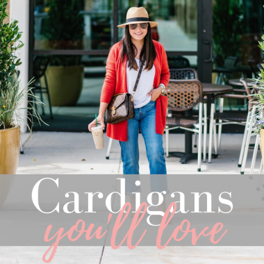 Fashion and lifestyle blogger, LuxMommy shares her favorite cardigans for the fall season.