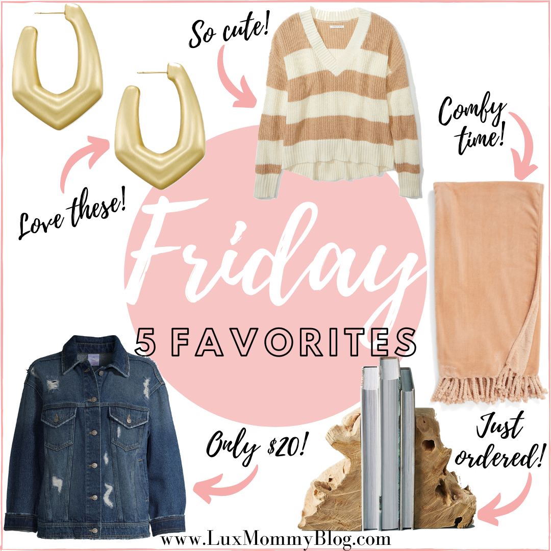 Fashion and beauty blogger, LuxMommy shares her 5 favorite items every Friday. 