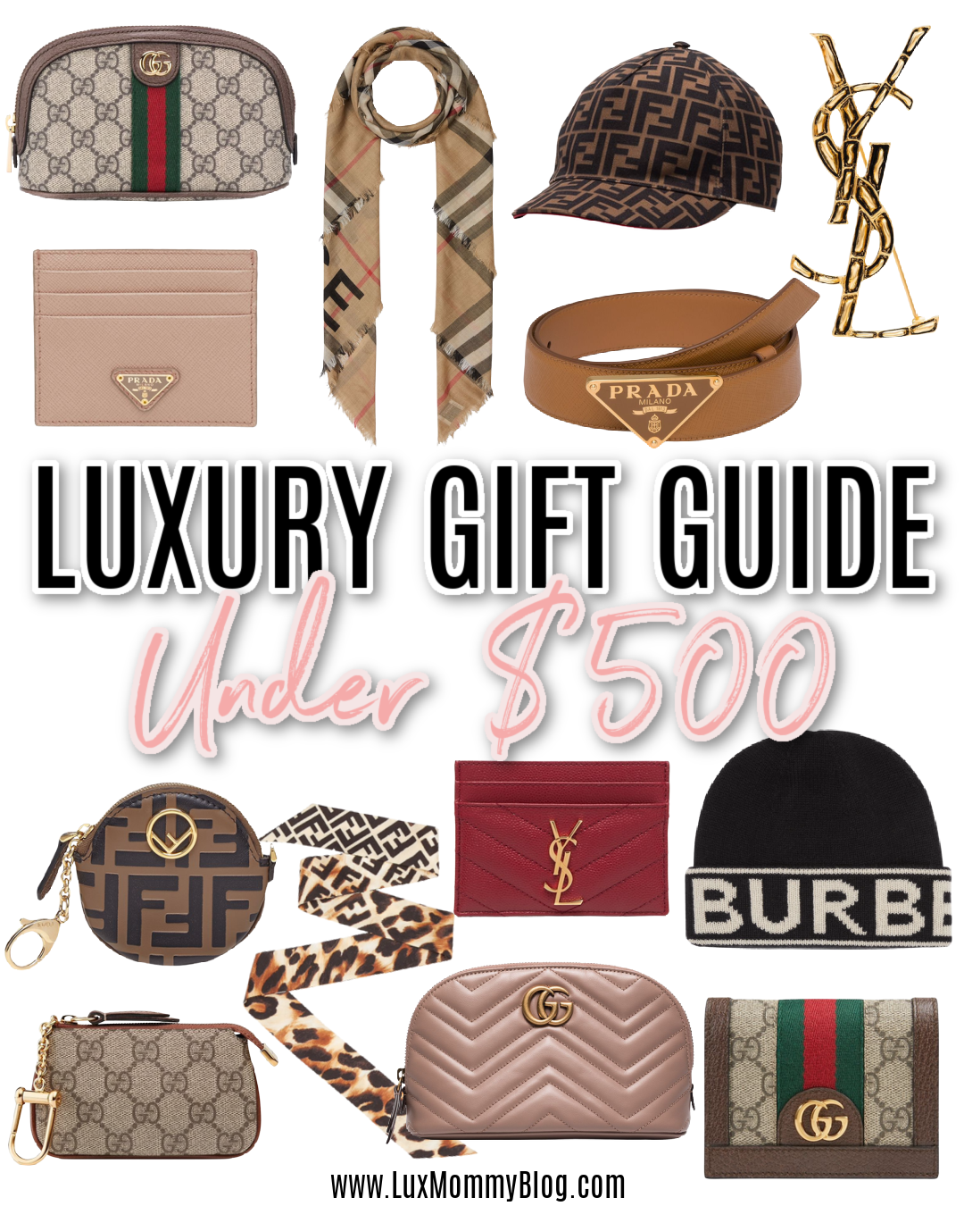 Houston top fashion and lifestyle blogger, LuxMommy shares a luxury gift guide under $500