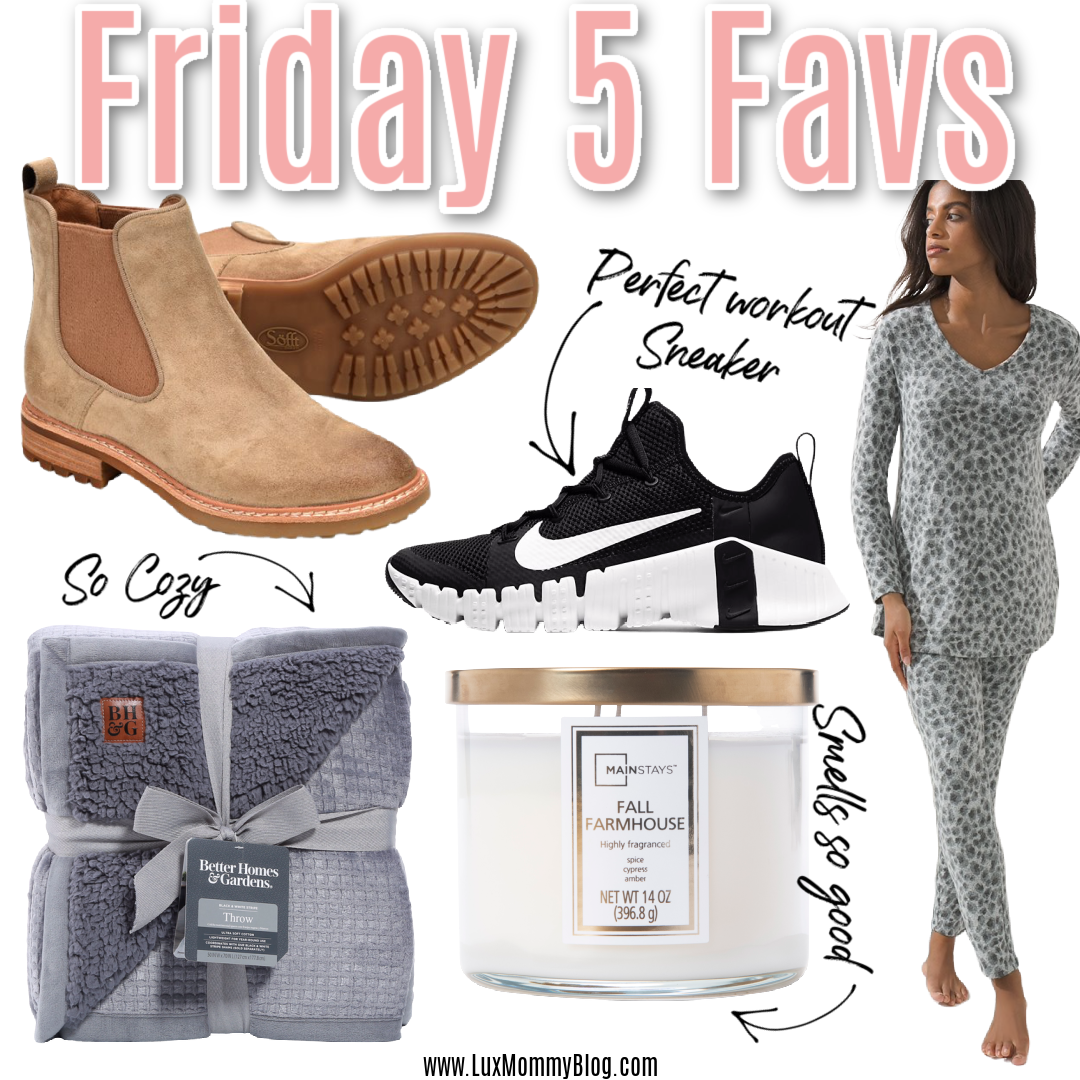 Houston top fashion and lifestyle blogger LuxMommy shares her weekly Friday 5 favorites