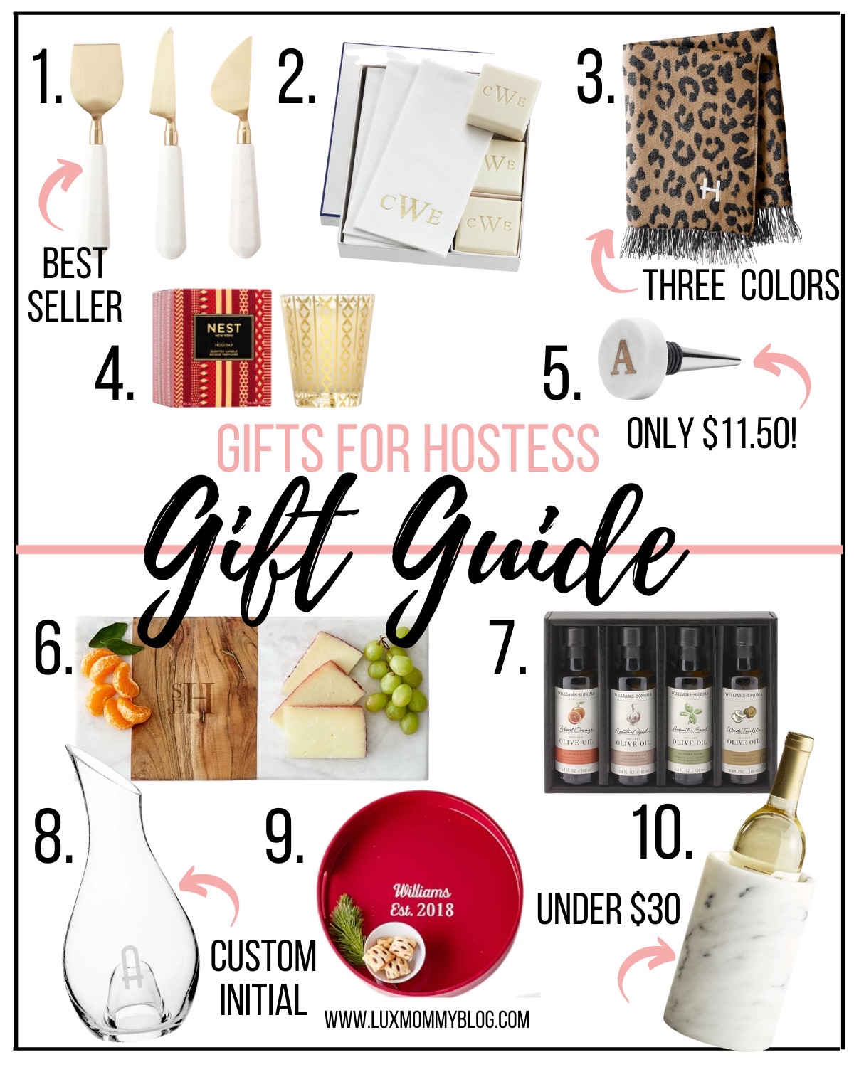 gift guide for hostessa
