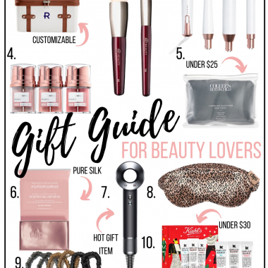 beauty lovers gift guide