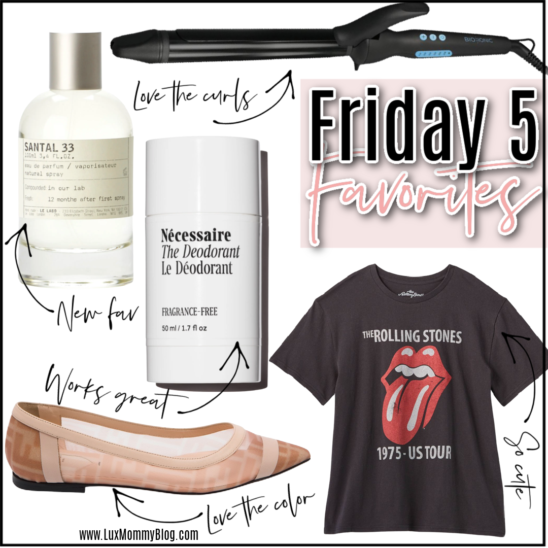 Houston fashion blogger LuxMommy shares the weekly Friday 5 favorites