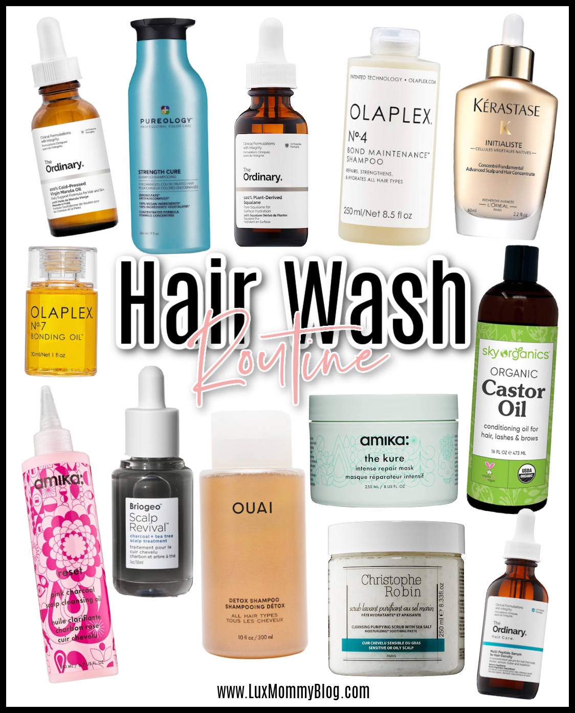 Hair Wash Routine, LuxMommy