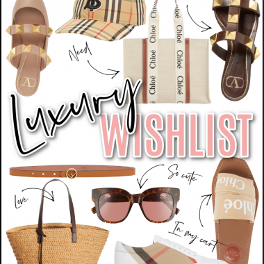 Houston top fashion and luxury blogger LuxMommy shares her current Luxury wishlist