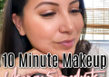 Houston top beauty and lifestyle blogger LuxMommy shares 10 minute makeup using only 5 products