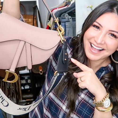 WHAT'S IN MY BAG? & MOD SHOTS!  LOUIS VUITTON NEONOE (ROSE POUDRE) 