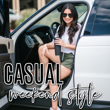 Houston top fashion and lifestyle blogger LuxMommy shares her favorite casual weekend style with nordstrom top, nordstrom shorts