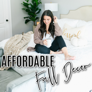 Houston top fashion and lifestyle blogger LuxMommy shares affordable fall decor from tj maxx