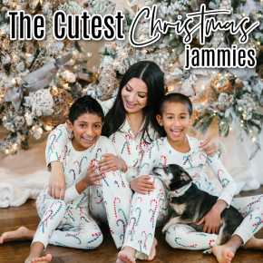 Houston top fashion and lifestyle blogger LuxMommy shares the cutest and most comfortable matching family christmas pj set for the whole family from soma