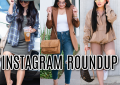 Houston top fashion and lifestyle blogger LuxMommy shares an instagram roundup of current and on trend fall and winter outfit ideas