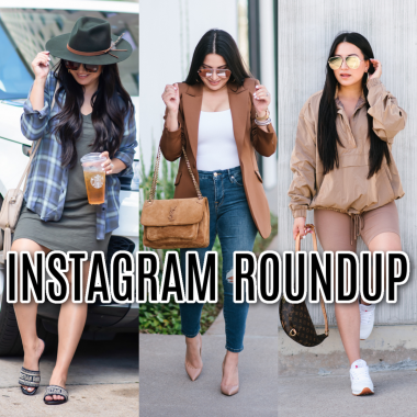 Houston top fashion and lifestyle blogger LuxMommy shares an instagram roundup of current and on trend fall and winter outfit ideas