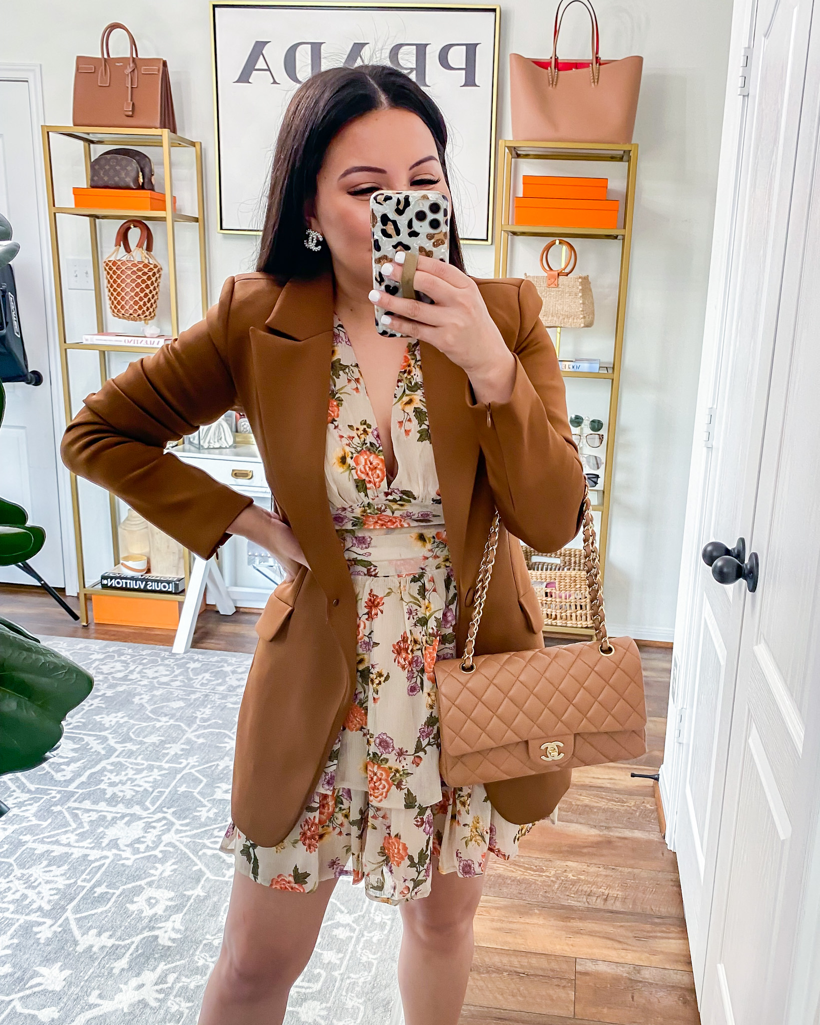 Houston top lifestyle blogger styling blazer