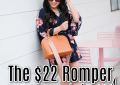 Houston top fashion and lifestyle blogger LuxMommy shares the perfect $22 romper you need