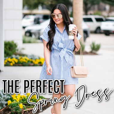 Houston top fashion and lifestyle blogger LuxMommy share the perfect spring dress from amazon