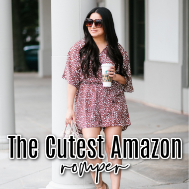 Houston top fashion and lifestyle blogger LuxMommy shares the cutest Amazon romper and other amazon spring and summer finds