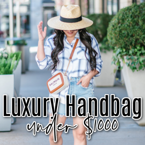 Houston top fashion and lifestyle blogger LuxMommy shares the cutest spring outfit and the best luxury handbags under $1000