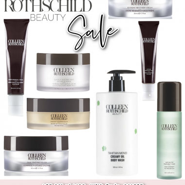 Houston fashion/lifestyle blogger LuxMommy shares Colleen Rothschild beauty sale including sheer renewal cream, toner, glycolic acid peel pads, body wash, and more.