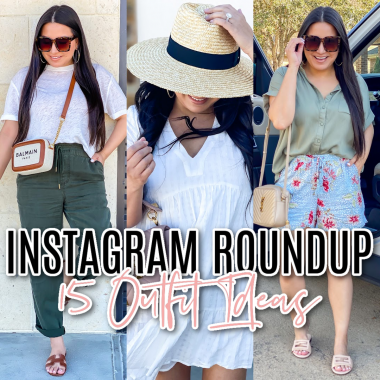 Houston fashion/lifestyle blogger LuxMommy shares April Instagram Roundup including favorites from Prada, Chanel, Amazon, Express, Nordstrom, Balmain, Balenciaga, Louis Vuitton, Burberry, and Goyard