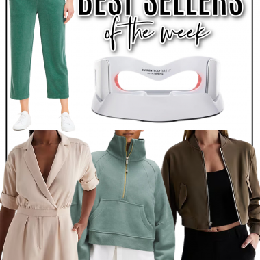 Houston fashion/lifestyle blogger LuxMommy shares best sellers of the week including the perfect lounge pants, LED mask, adorable romper, my favorite pullover, and a must have bomber jacket