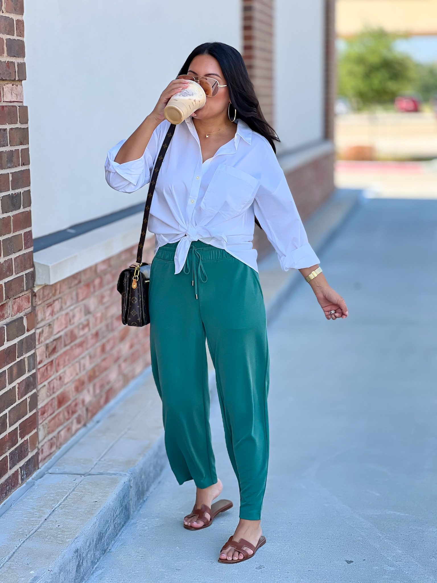 These drawstring pants have been some of my absolute favorites! You can make them super casual or style them!