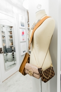 closet organization, handbag collection, shoe collection, California closet