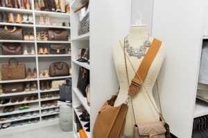 closet organization, handbag collection, shoe collection, California closet