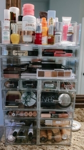 makeup organization, Bathroom organization