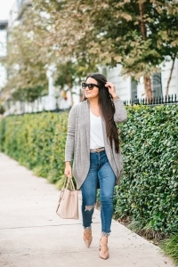 Prada Cuir, Gucci belt, barefoot dreams cardigan, american eagle jeans, aquazurra heels, celine sunglasses,