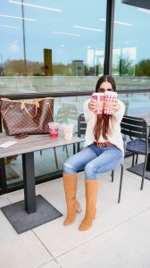 starbucks drink ideas, gucci belt, neverfull gm