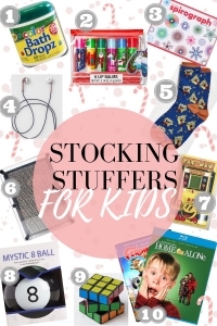 STOCKING STUFFERS for kids